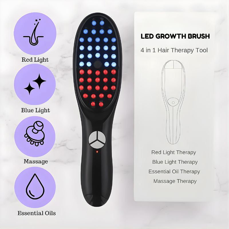 LED HAIR THERAPY BRUSH