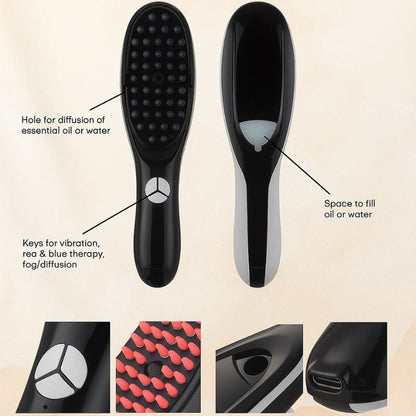 LED HAIR THERAPY BRUSH