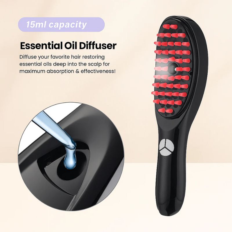 LED HAIR THERAPY BRUSH
